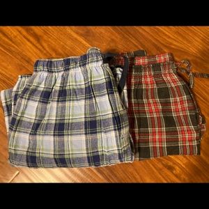 Set of 2 men’s flannel pajama pants